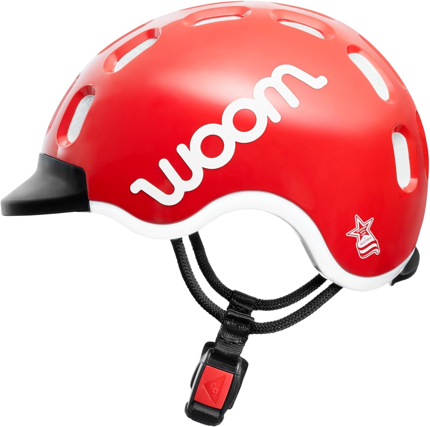 woom Kids’ Bike Helmet, Adjustable Children's Pinch-Free Helmet for Roller Skating & Scooting, Safe Bicycle & Cycling Helmet for Boys & Girls (1-14 Years Old)
