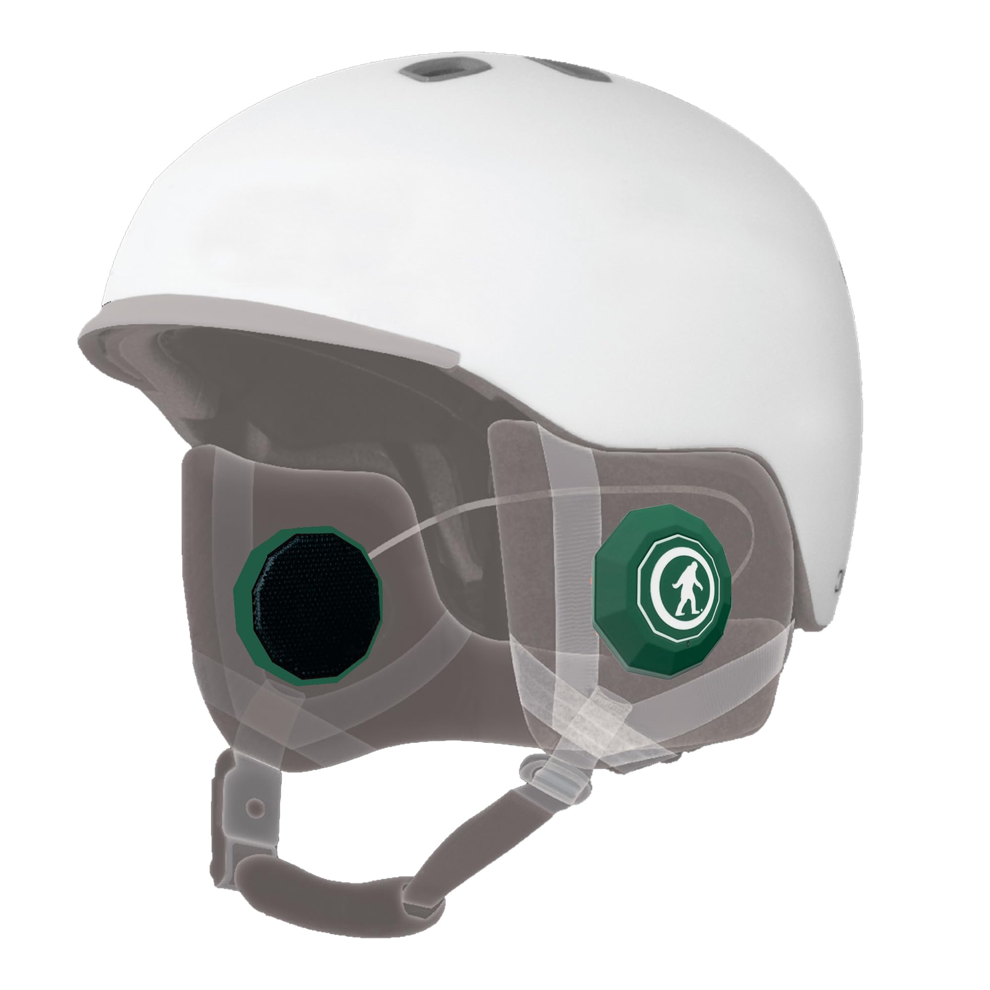 Outdoor Tech - Chips 3.0 Bluetooth Helmet Speakers - True Wireless Helmet Bluetooth Headphones for Skiing, Snowboarding, Mountain Biking, and Climbing