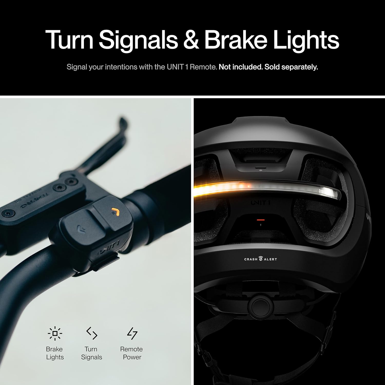 UNIT 1 Aura Hybrid Smart Bike Helmet | Urban & Road | MIPS | LED Front & Rear | Turn & Brake Light Compatible w/Remote | Crash Alert | E-Bike Fully Certified | Lightweight & Ventilated | App