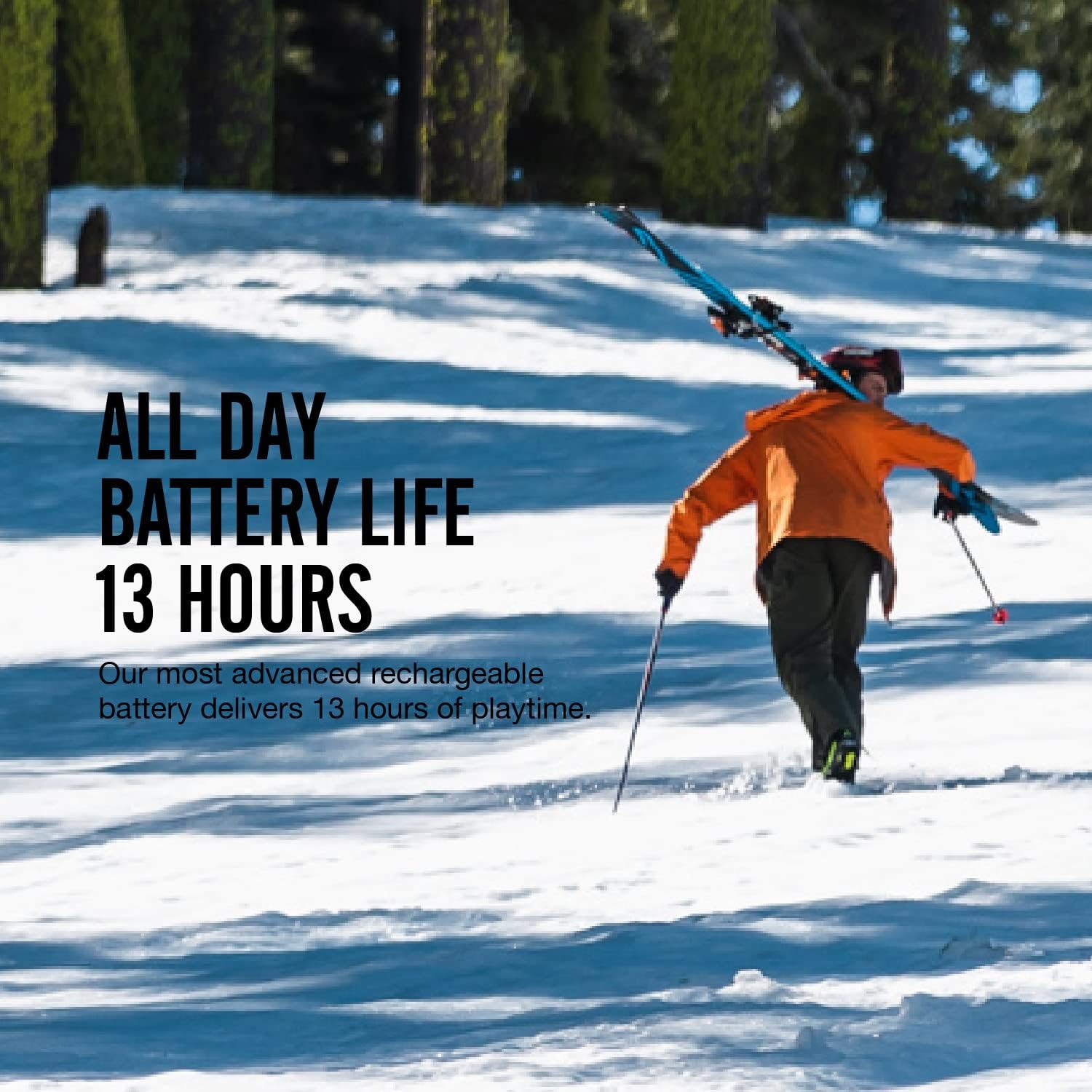 Outdoor Tech - Chips 3.0 Bluetooth Helmet Speakers - True Wireless Helmet Bluetooth Headphones for Skiing, Snowboarding, Mountain Biking, and Climbing