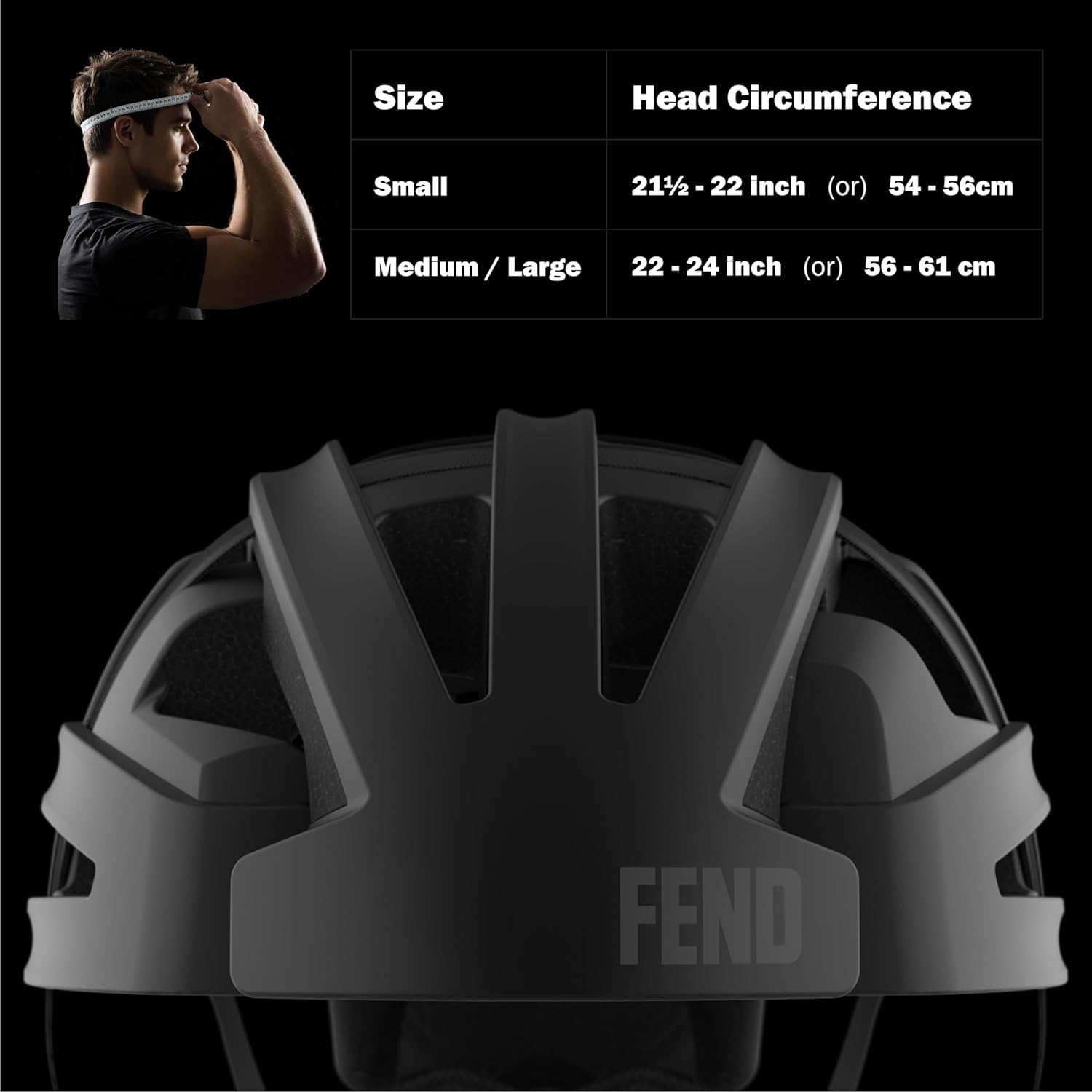 FEND One Foldable Bike Helmet – Patented Smart-Fold 50% Compact Design, Award-Winning Safety CPSC/EN1078 Certified, for Adults, Commuters, E-Bikes, Scooters