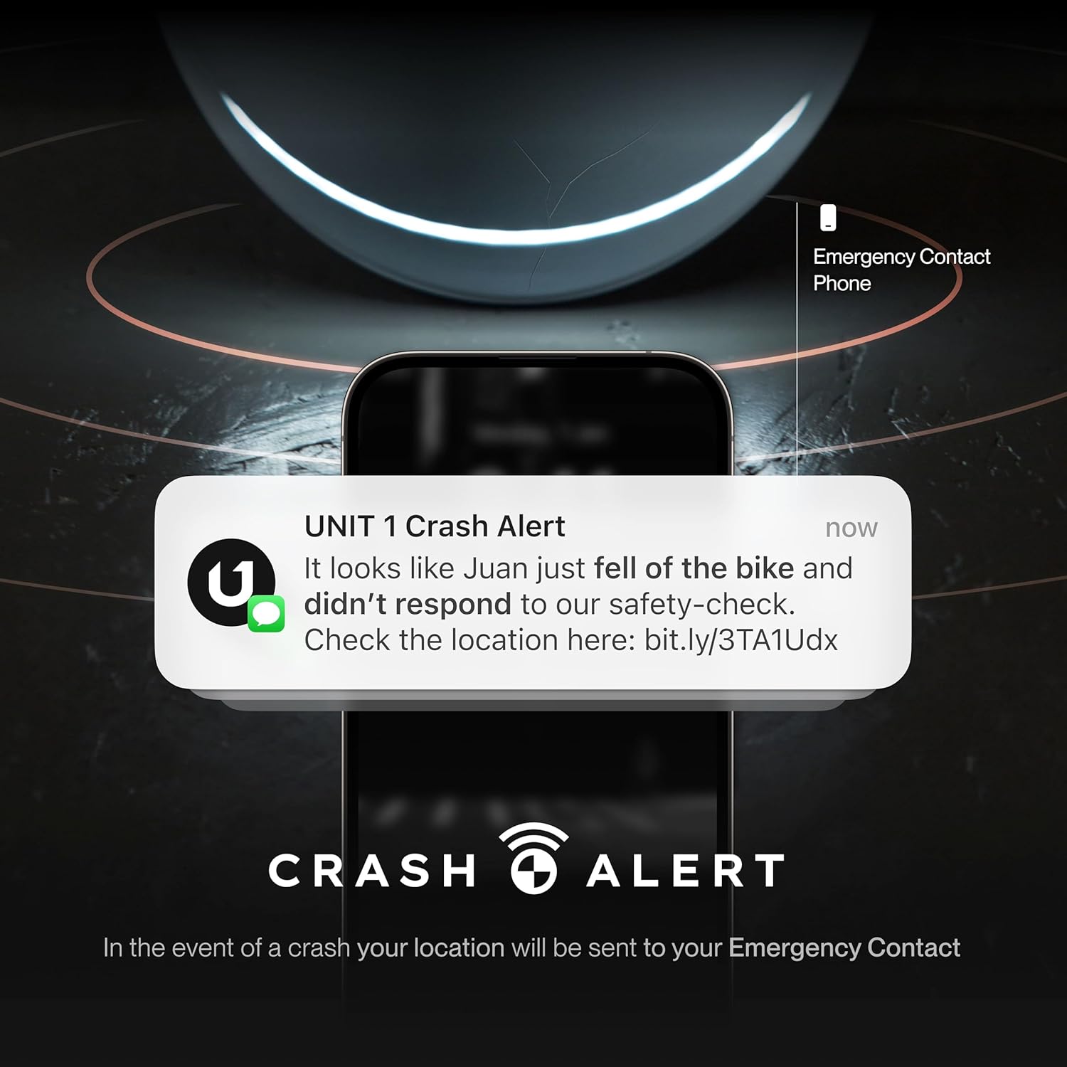 UNIT 1 FARO Smart Bike Helmet | MIPS | Front & Rear LED Lights | Crash Alert | Turn Signals & Brake Lights Compatible w/Nav Remote | Bike & E-Scooter Certified | iOS & Android App