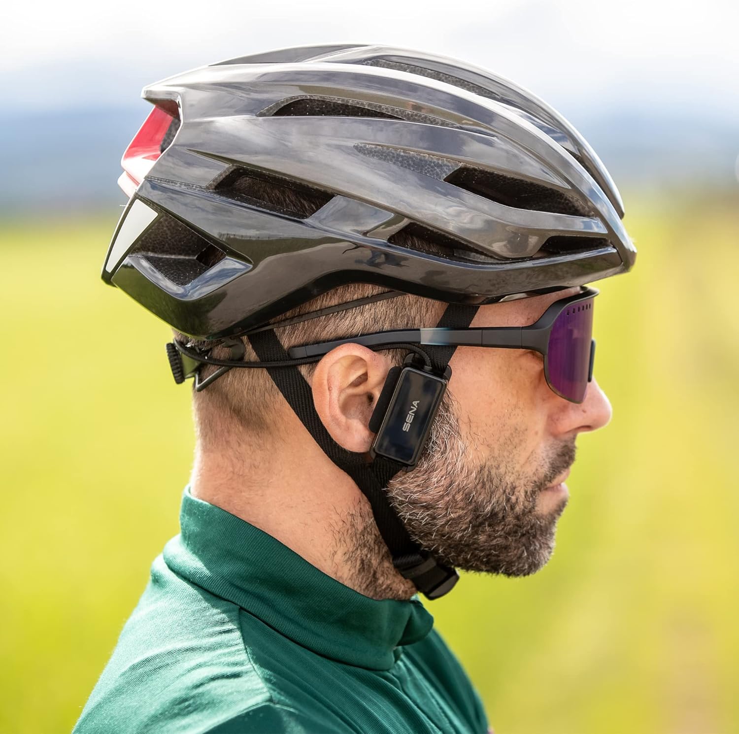 Sena pi, Universal Bluetooth Intercom Headset, Fits Most Cycling and Multi-Sport Helmets