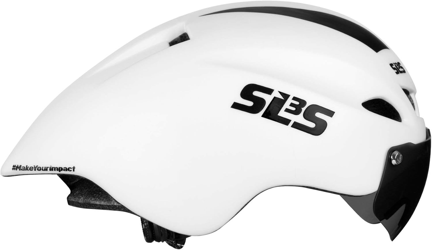 SLS3 Triathlon Helmet - Aero Bike Helmet with Removable Shield Visor Time Trial TT - Lightweight Aero Helmet Triathlon Road Cycling Helmets Men/Women - One Size 21-23 Inches